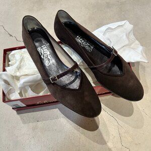 Salvatore Ferragamo Audrey flats EUC